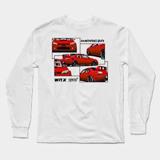 Impreza hawkeye WRX STI, JDM Long Sleeve T-Shirt